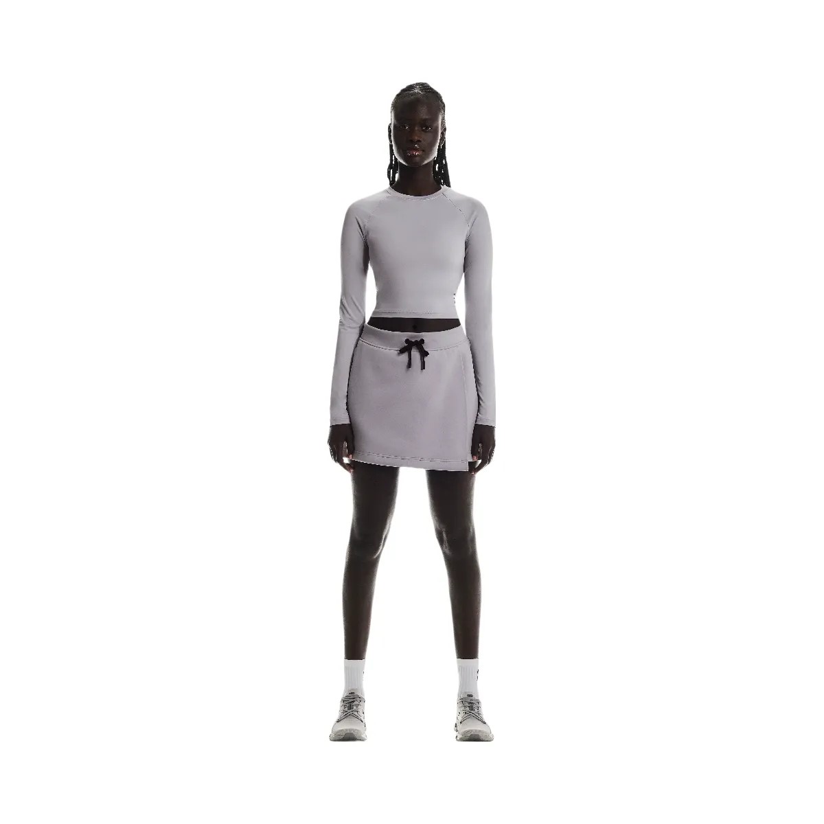 On Focus Tech Skirt Lilac - HypeFly India View 2