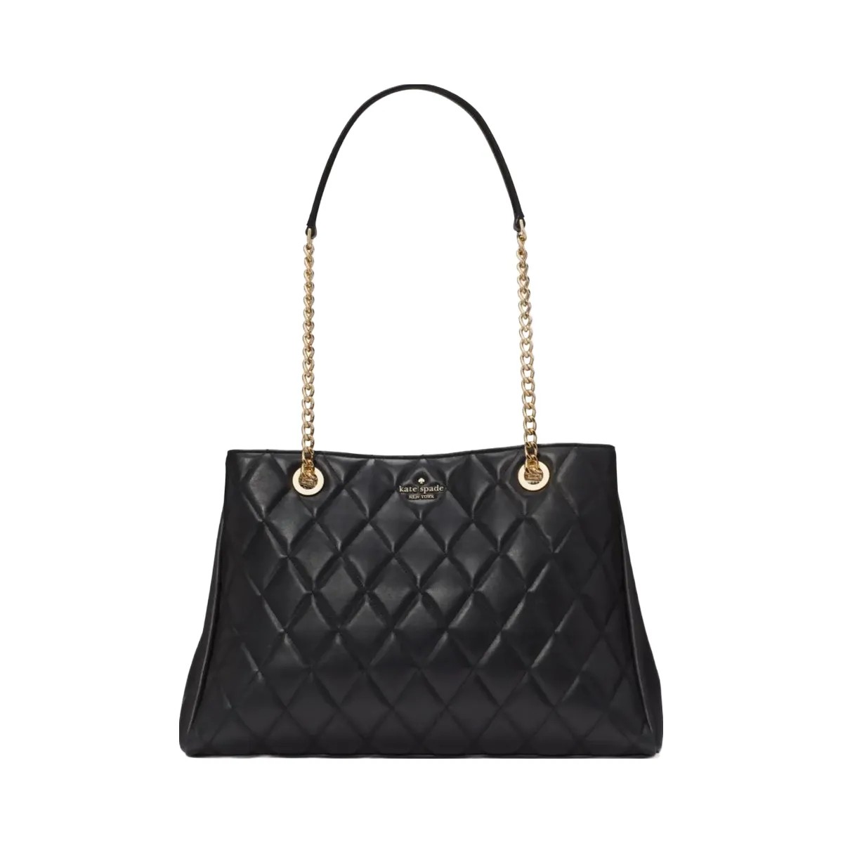 Kate Spade Carey Quilted Tote Black - HypeFly India View 1