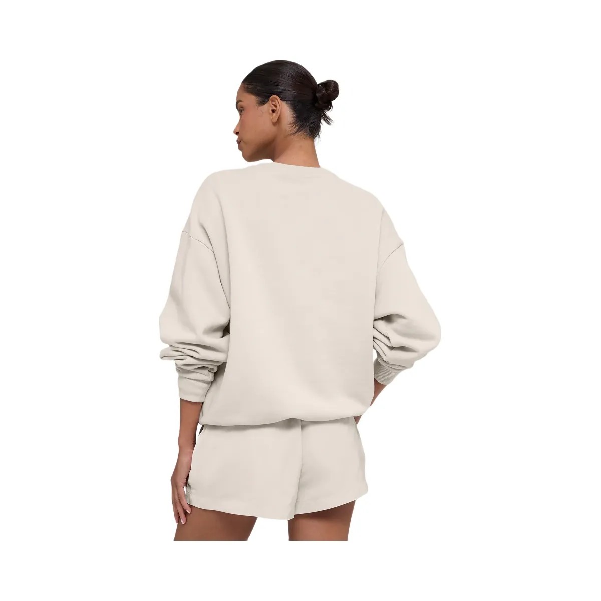 Alo Women's Accolade Crew Neck Pullover - Bone - HypeFly India View 3
