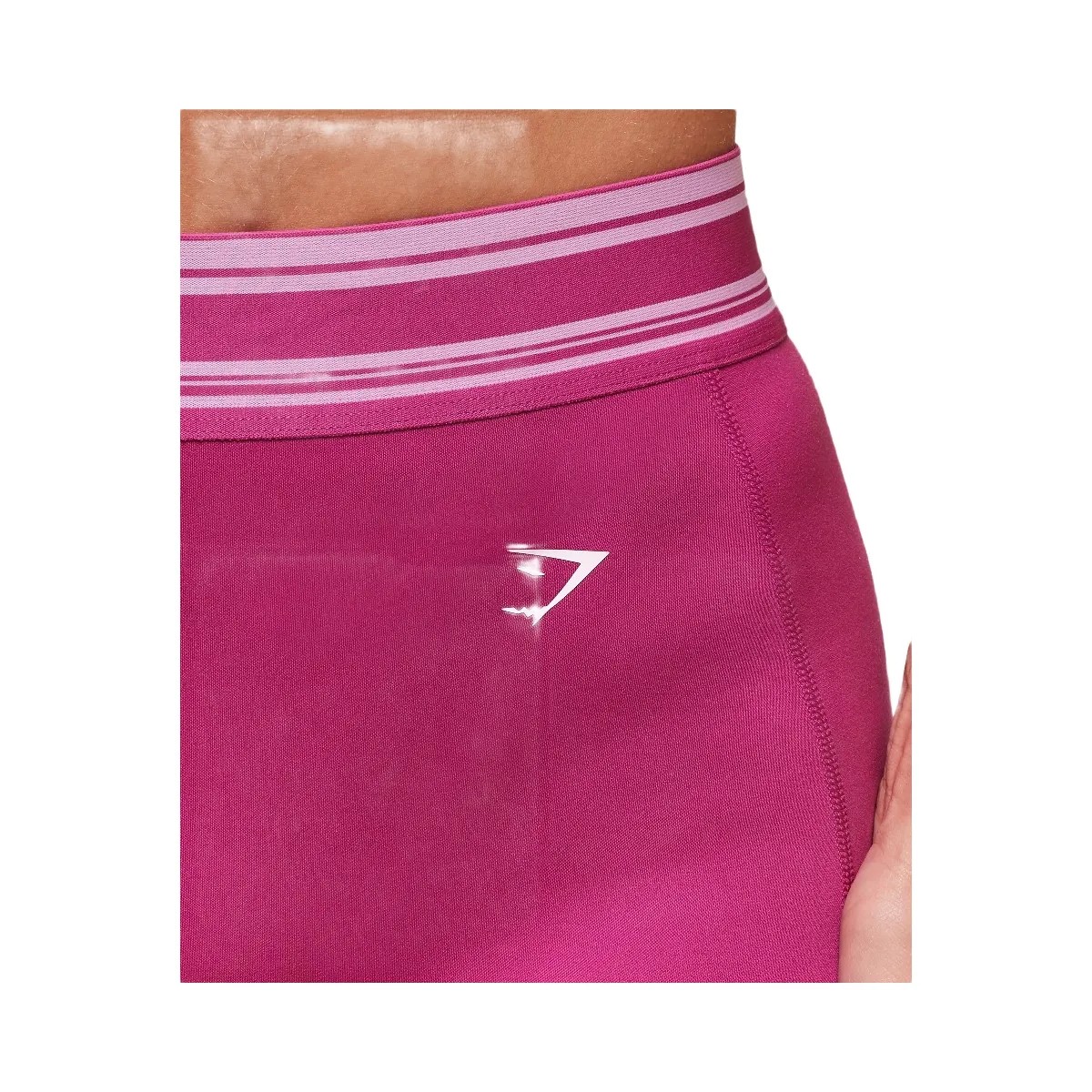 Gymshark Retro Capri Leggings - Winning Pink - HypeFly India View 5