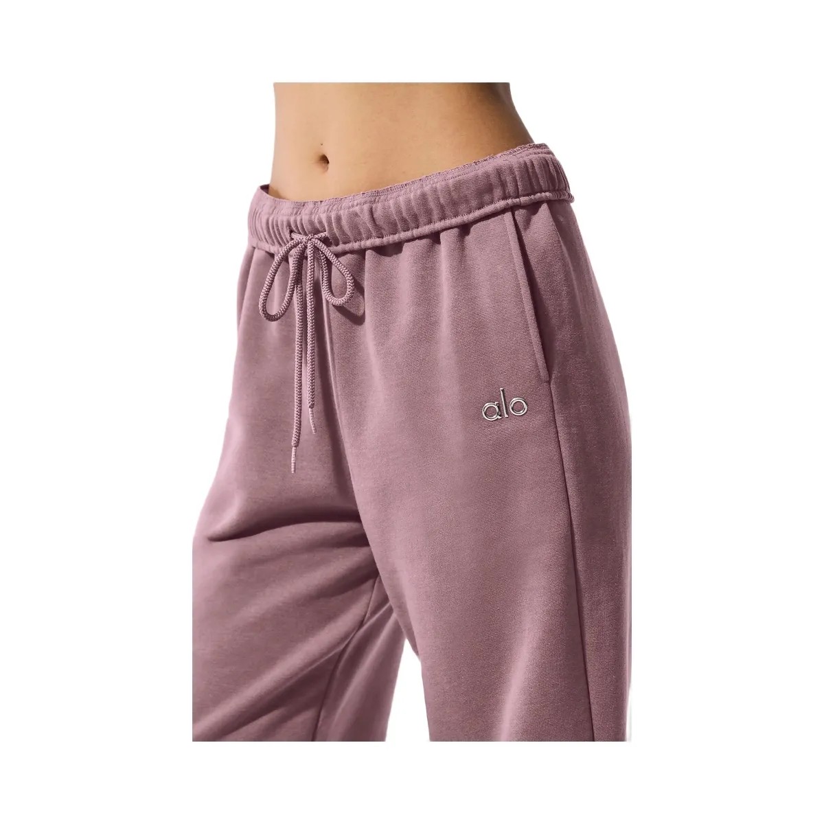 Alo Women's Accolade Sweatpant - Smoky Quartz - HypeFly India View 2