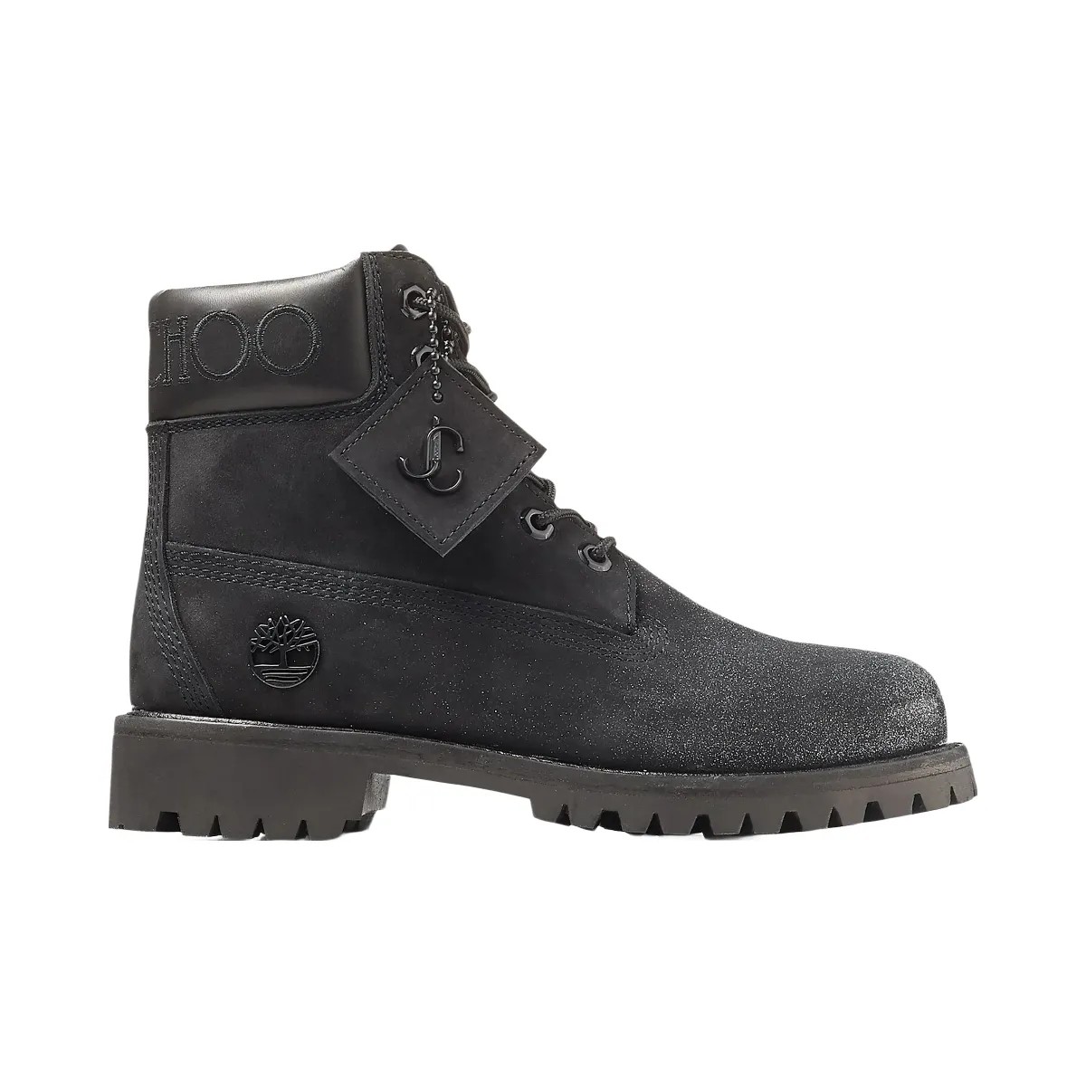 Timberland 6" Boot Jimmy Choo Premium Black Glitter - HypeFly India View 1