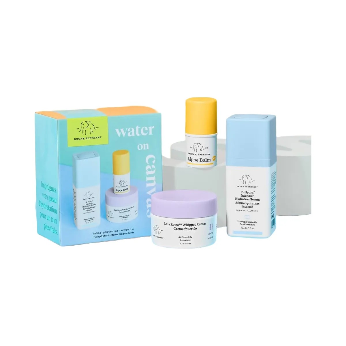 Drunk Elephant Water on Canvas Travel-Size Kit - HypeFly India View 1