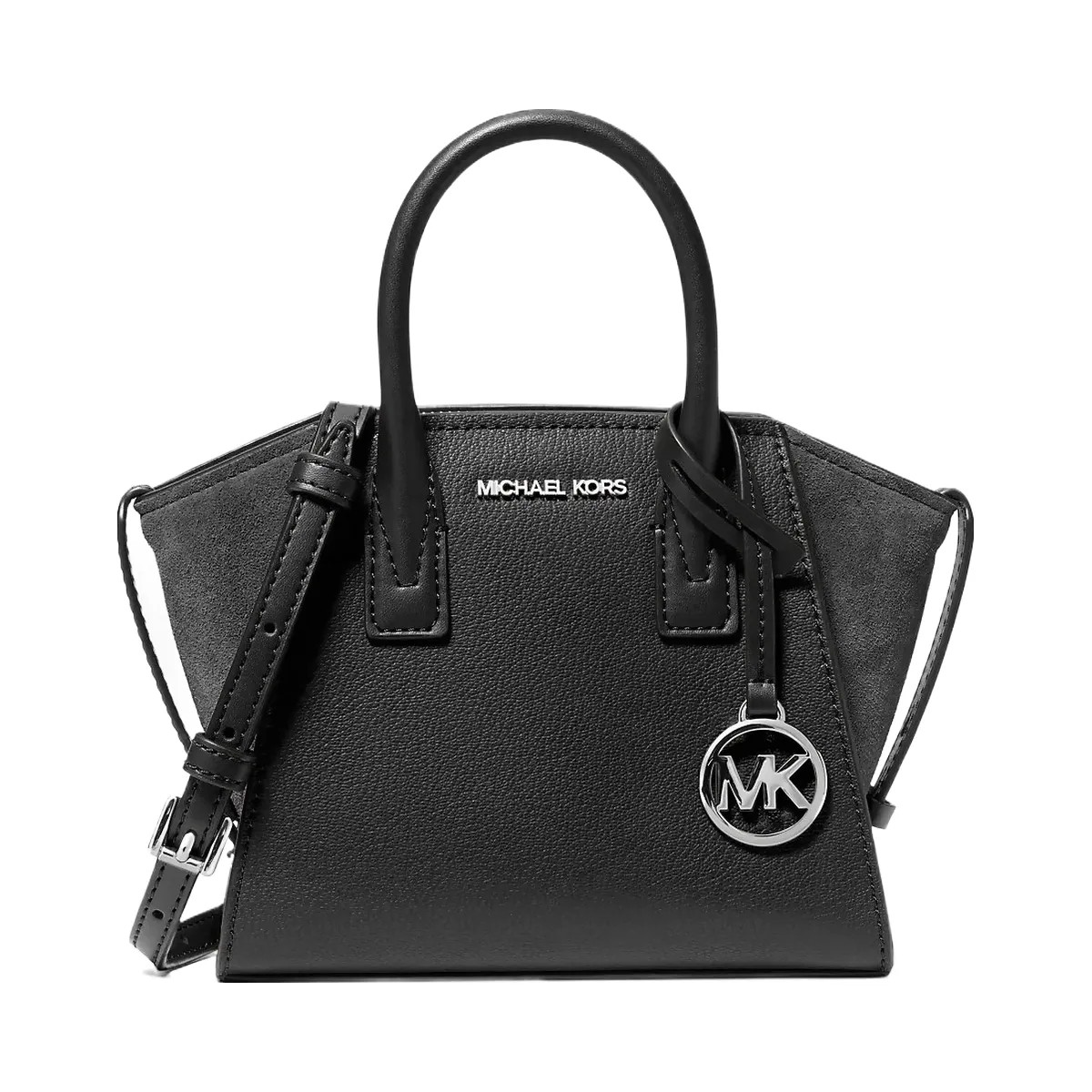 Michael Kors Avril Extra-Small Leather Satchel Black - HypeFly India View 1