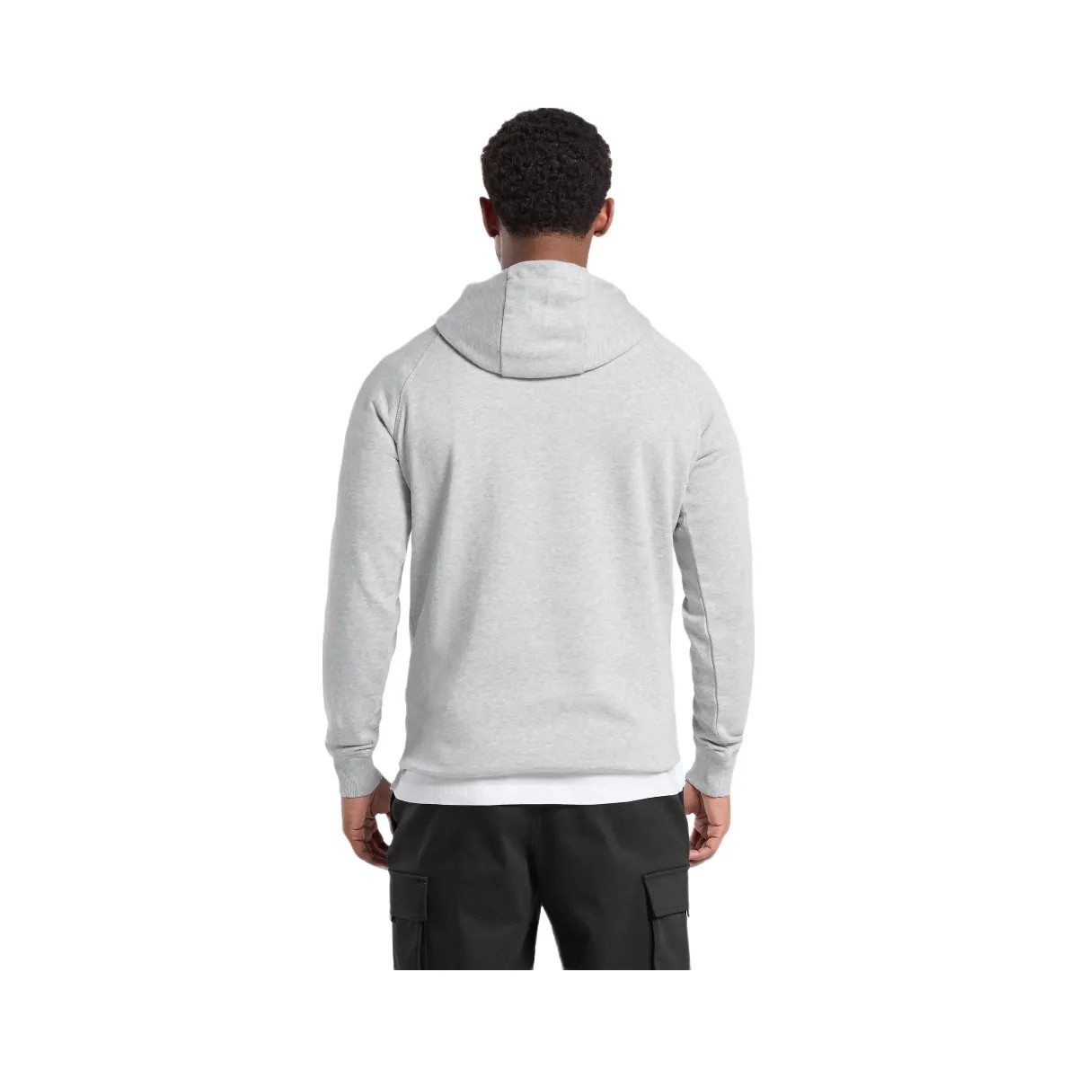 Gymshark Crest Hoodie - Light Grey Marl - HypeFly India View 2