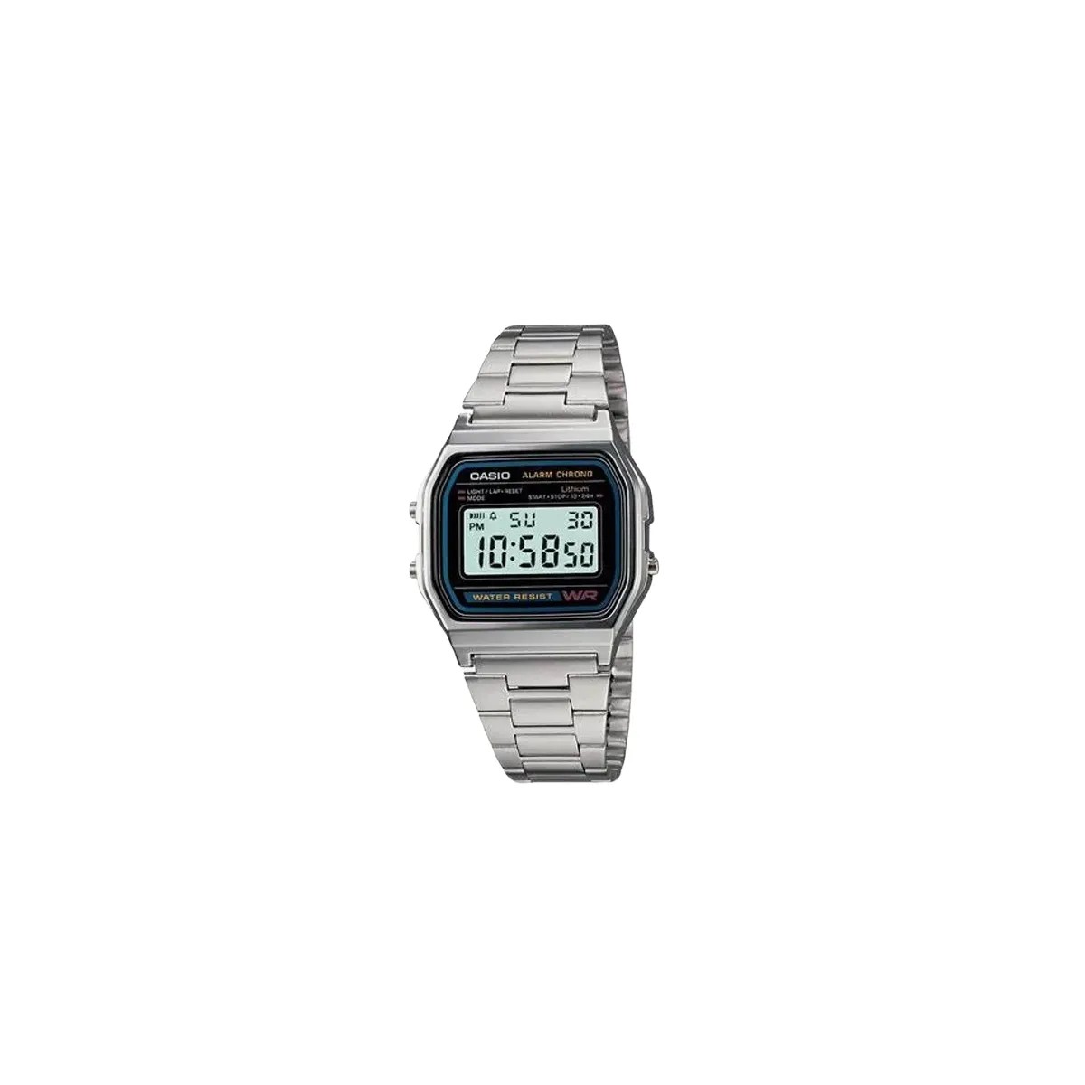 Casio Vintage Silver Digital Unisex Watch - HypeFly India View 1