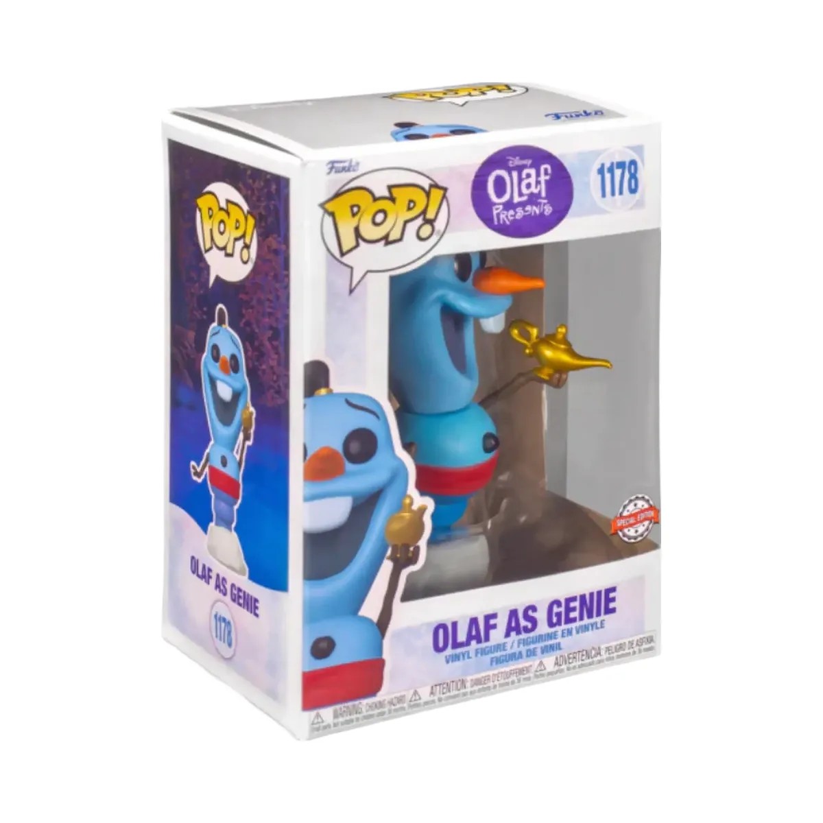 Funko Pop! Disney Olaf Presents - Olaf As Genie #1178 - HypeFly India View 1