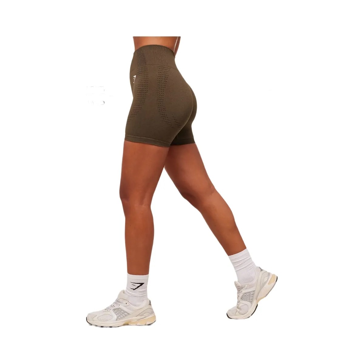 Gymshark Vital Soft Short - Espresso Marl - HypeFly India View 2