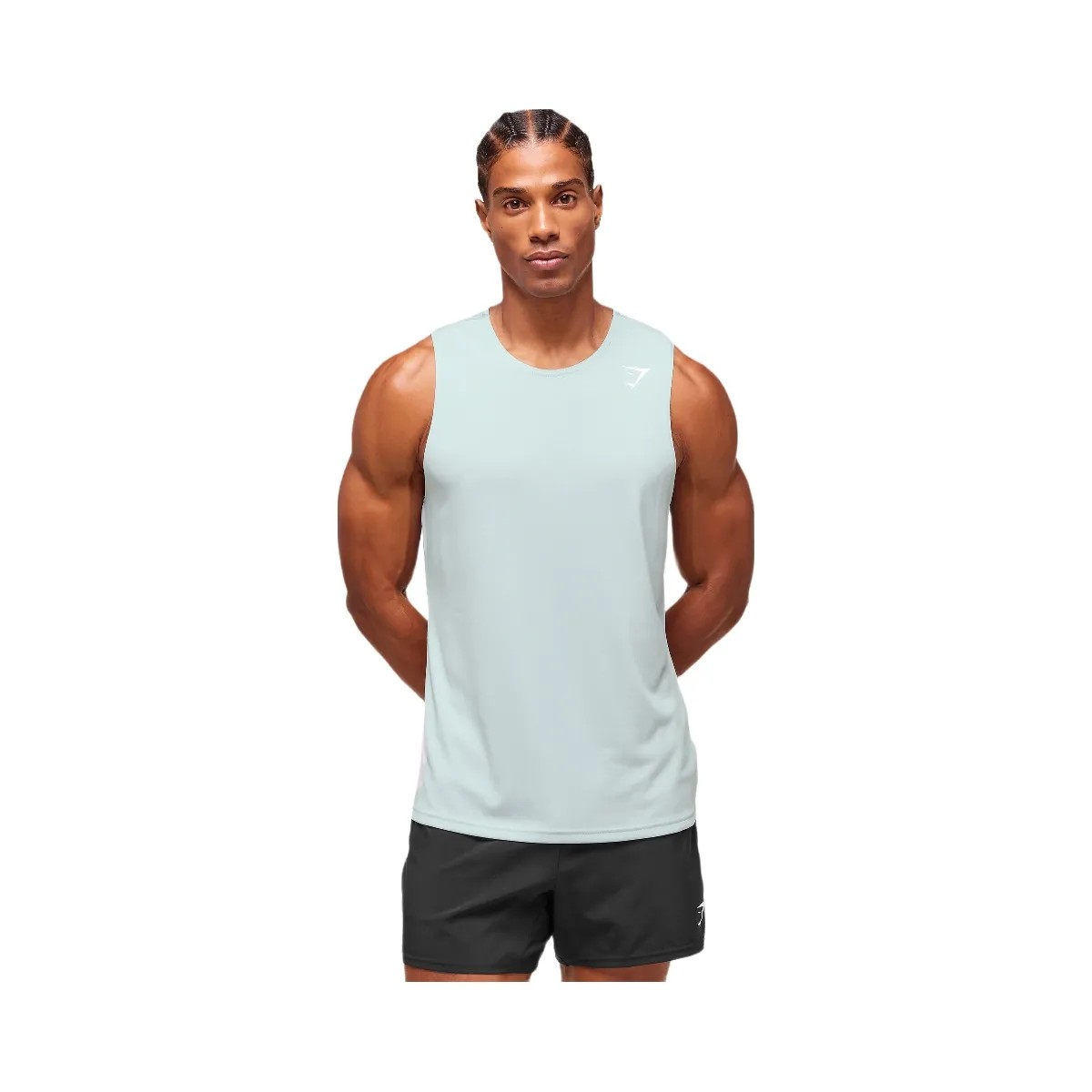 Gymshark Arrival Tank - Smoke Blue - HypeFly India View 4