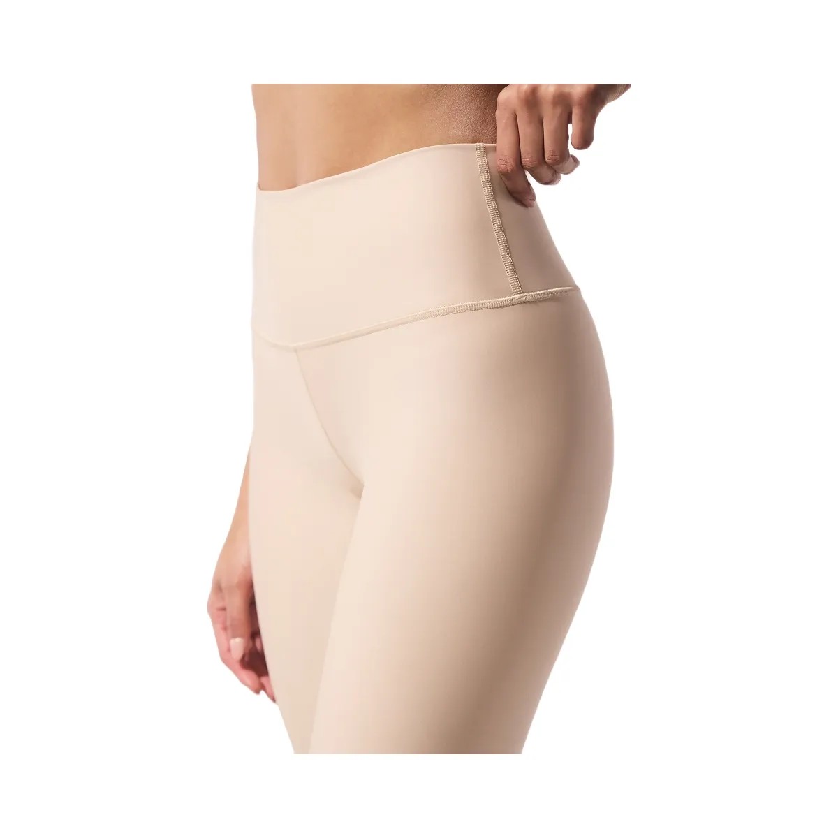 Alo Women's 7/8 High-Waist Airlift Legging - Macadamia - HypeFly India View 4