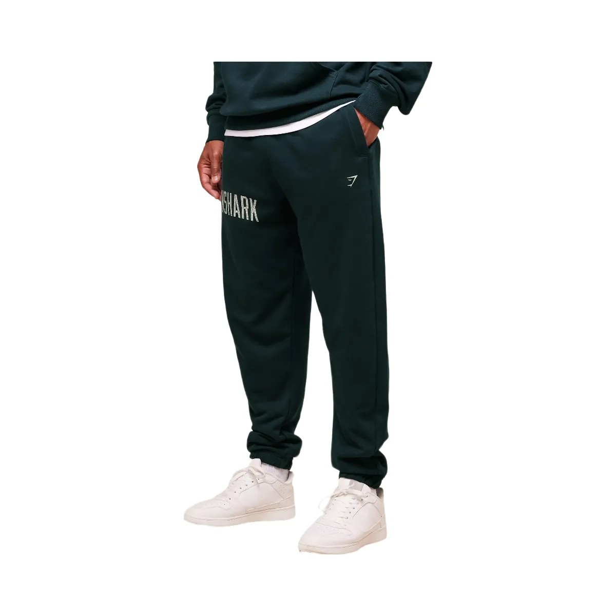 Gymshark Worn Graphic Jogger - Deep Petrol Blue - HypeFly India View 3