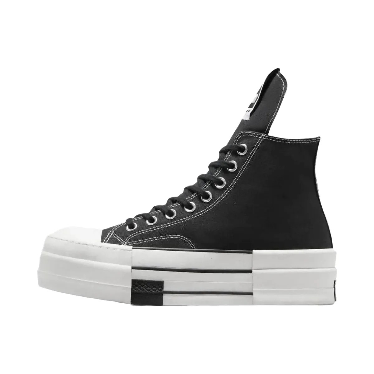 Converse Drkshdw Chuck Taylor All Star Dbl Drkstar Hi Rick Owens Drkstar Black - HypeFly India View 2
