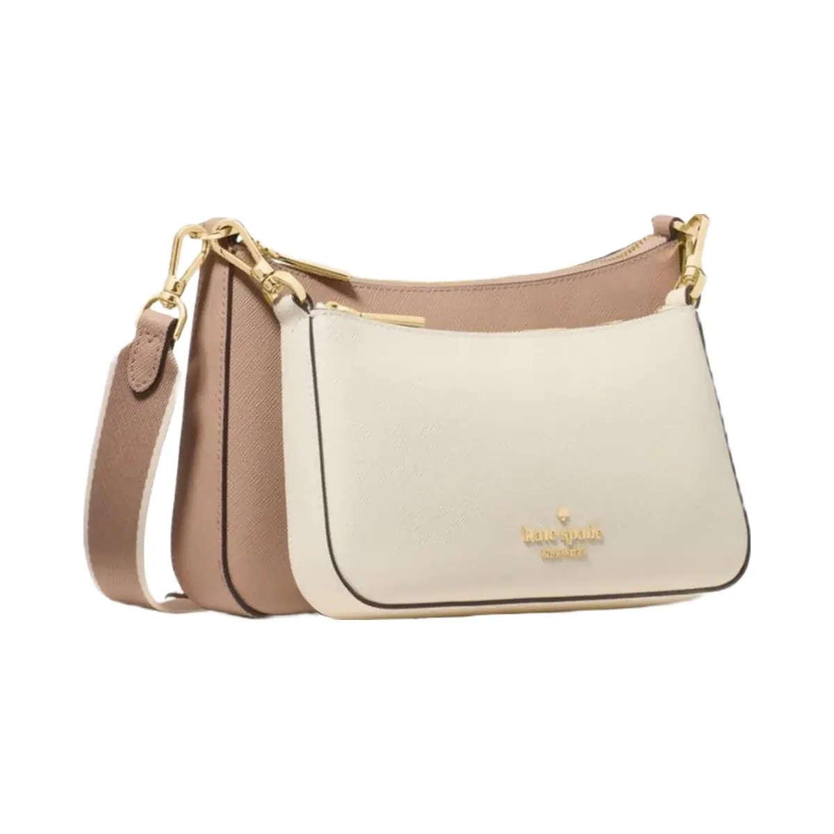 Kate Spade Duet Small Crossbody Toasted Hazelnut Multi - HypeFly India View 3