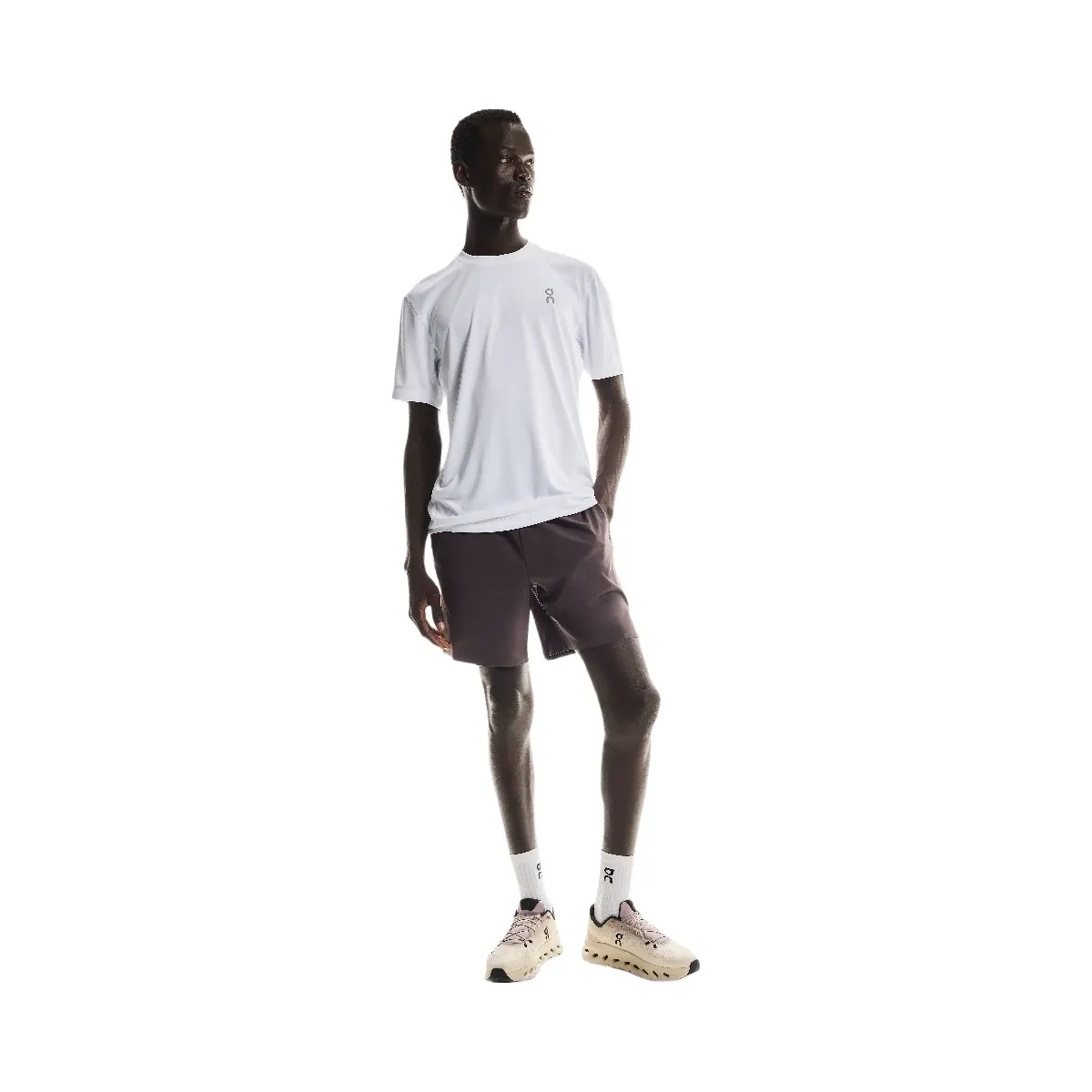 On Focus Shorts Pebble - HypeFly India View 4