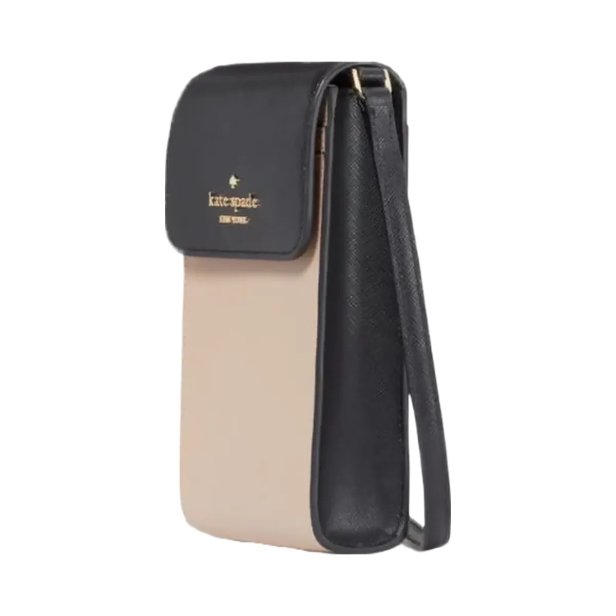 Kate Spade Madison North South Flap Phone Crossbody Toasted Hazelnut Multi - HypeFly India View 2