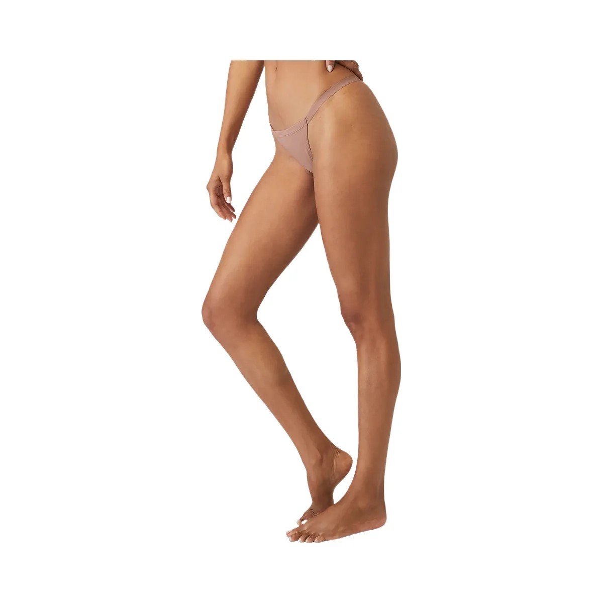 Alo Women's Airbrush Invisible String Thong - Smoky Quartz - HypeFly India View 3