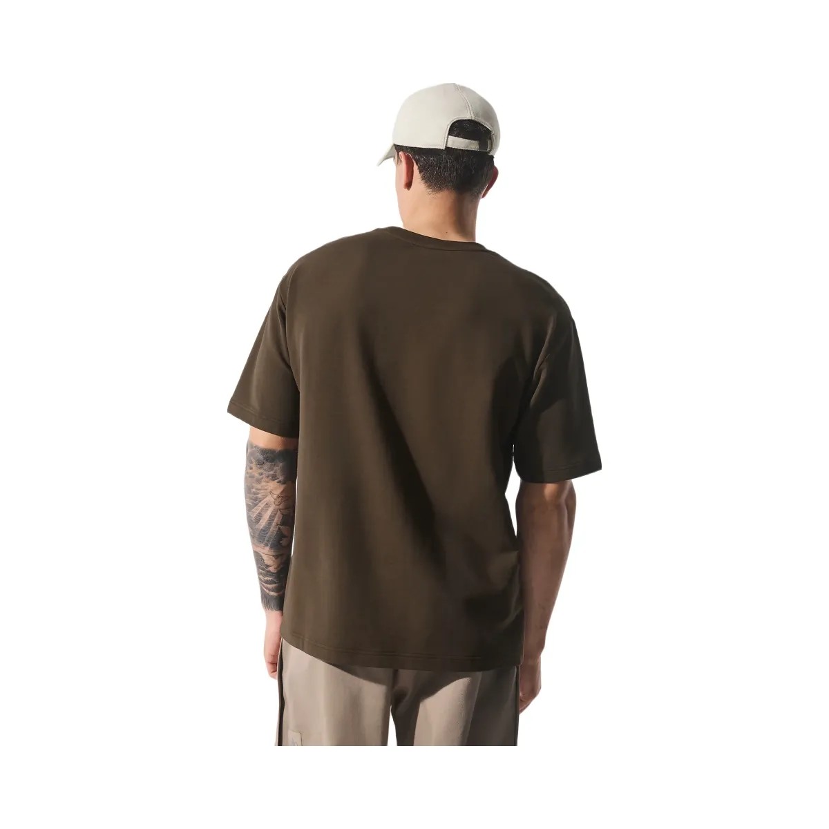 Alo Men's Double Take Short Sleeve - Espresso - HypeFly India View 3