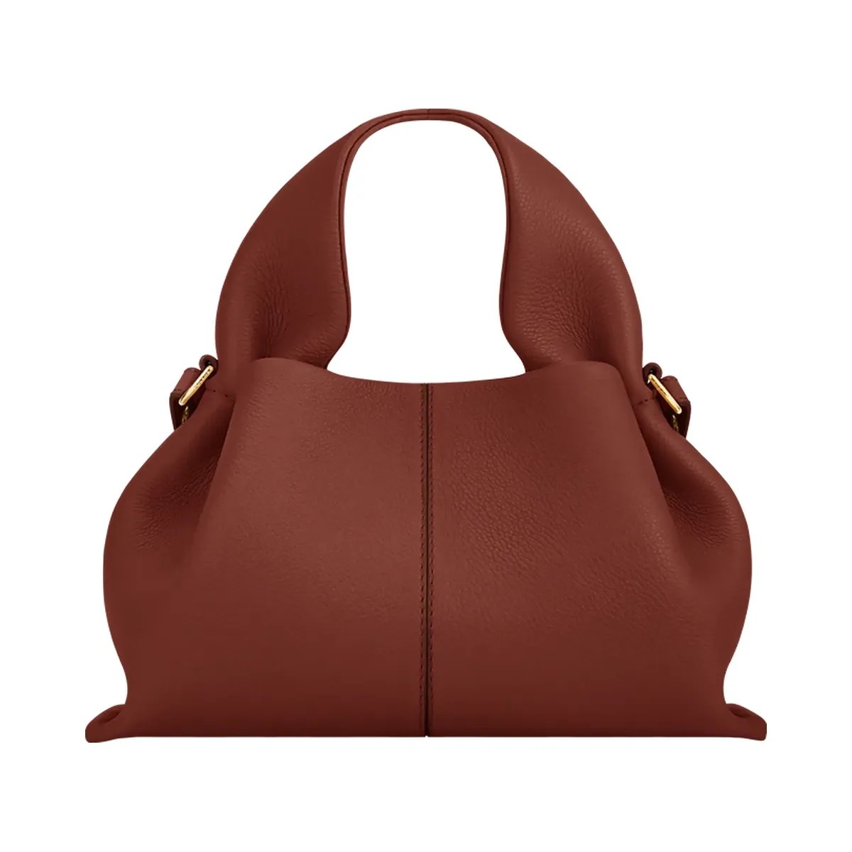 Polene Numero Neuf Mini Textured Red Clay - HypeFly India View 1