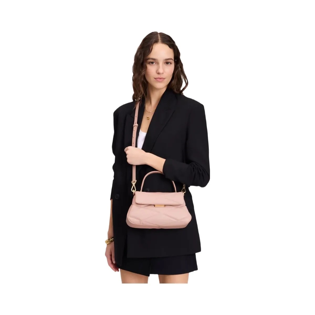 Kate Spade Grace Quilted Top Handle Bag Rose Smoke - HypeFly India View 3