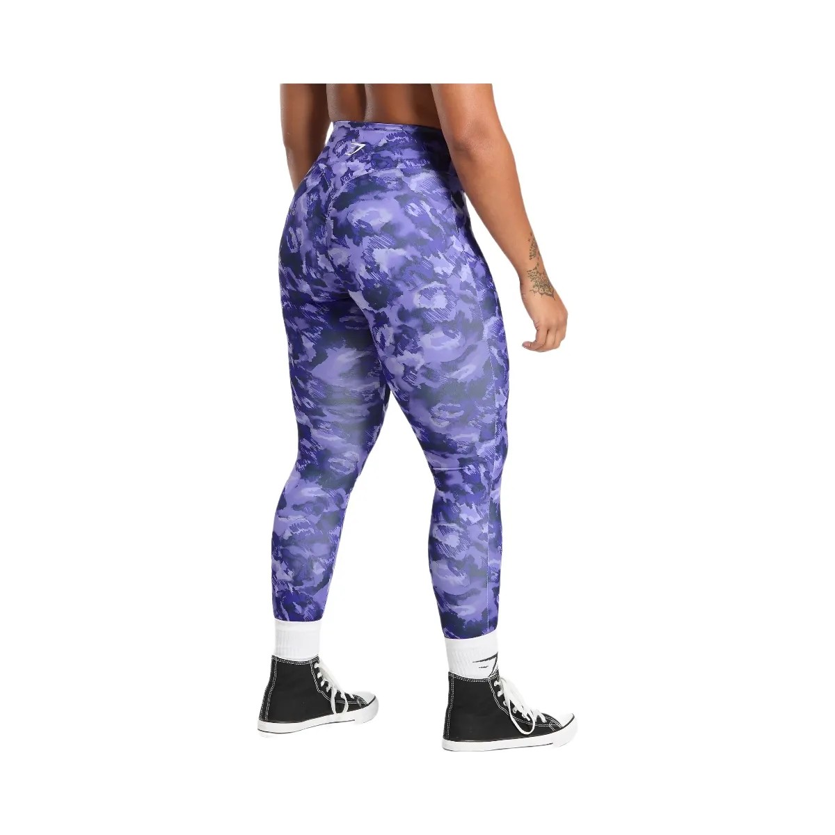 Gymshark Reps Power Leggings - Fresh Lilac - HypeFly India View 2