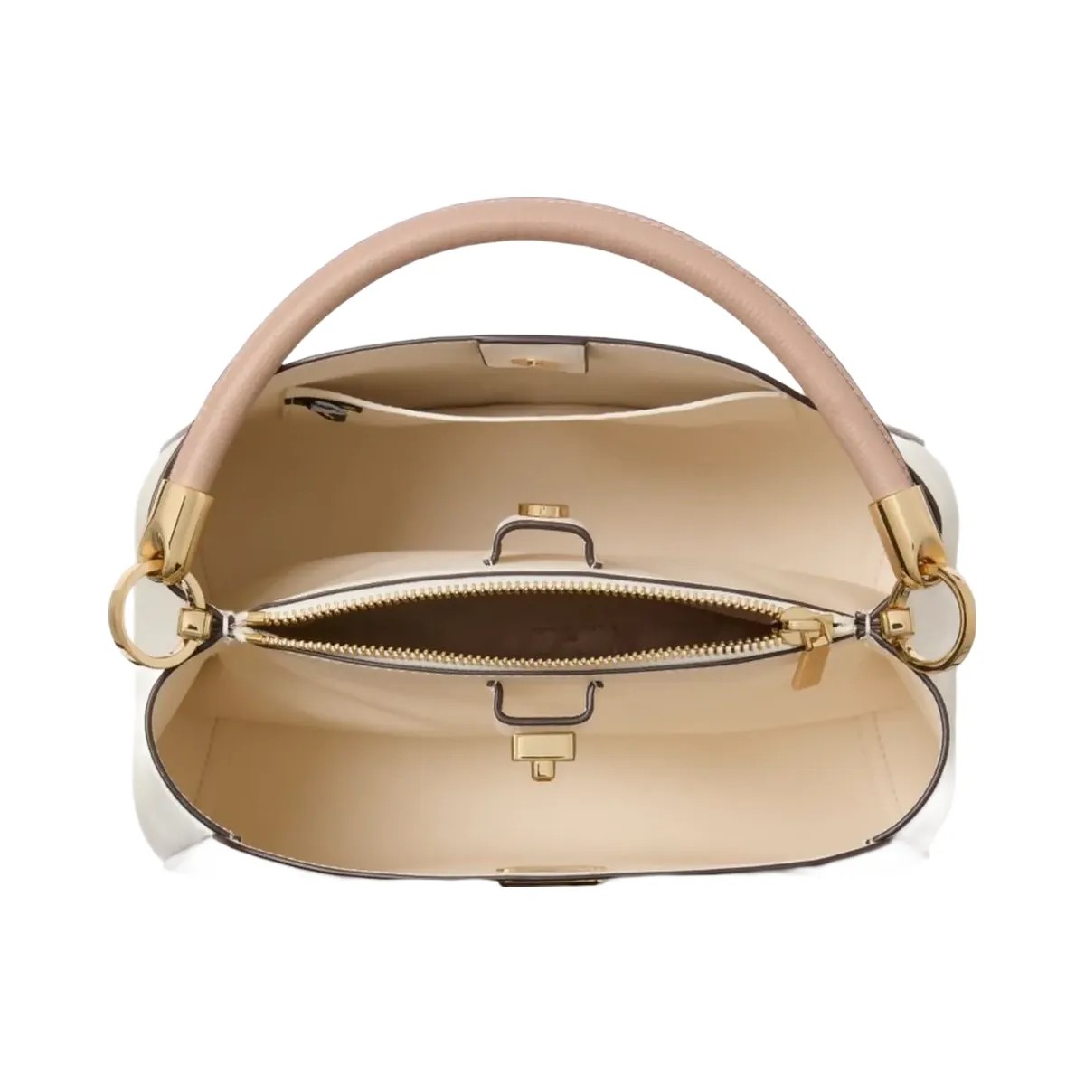 Kate Spade Phoebe Medium Top Handle Bag Toasted Hazelnut Multi - HypeFly India View 4