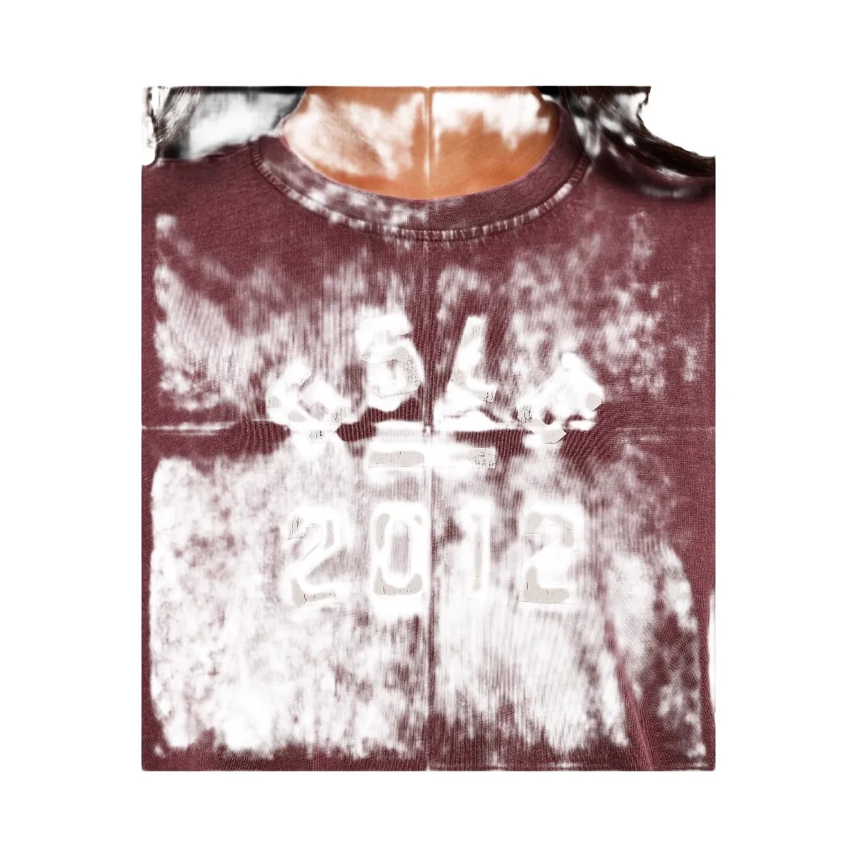 Gymshark Gymshark Lifting Club 2012 Graphic Short Sleeve T-Shirt - Rich Maroon/Wash - HypeFly India View 6