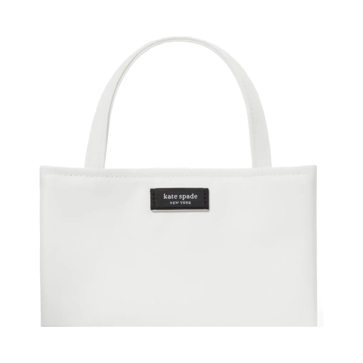 Kate Spade Sam Icon Ksnyl Mini Tote Bag White Dove - HypeFly India View 1