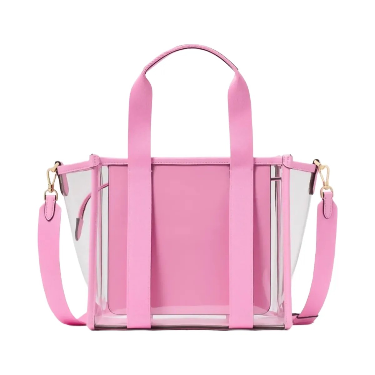 Kate Spade Kip Clear Small Tote Surf Pink - HypeFly India View 5
