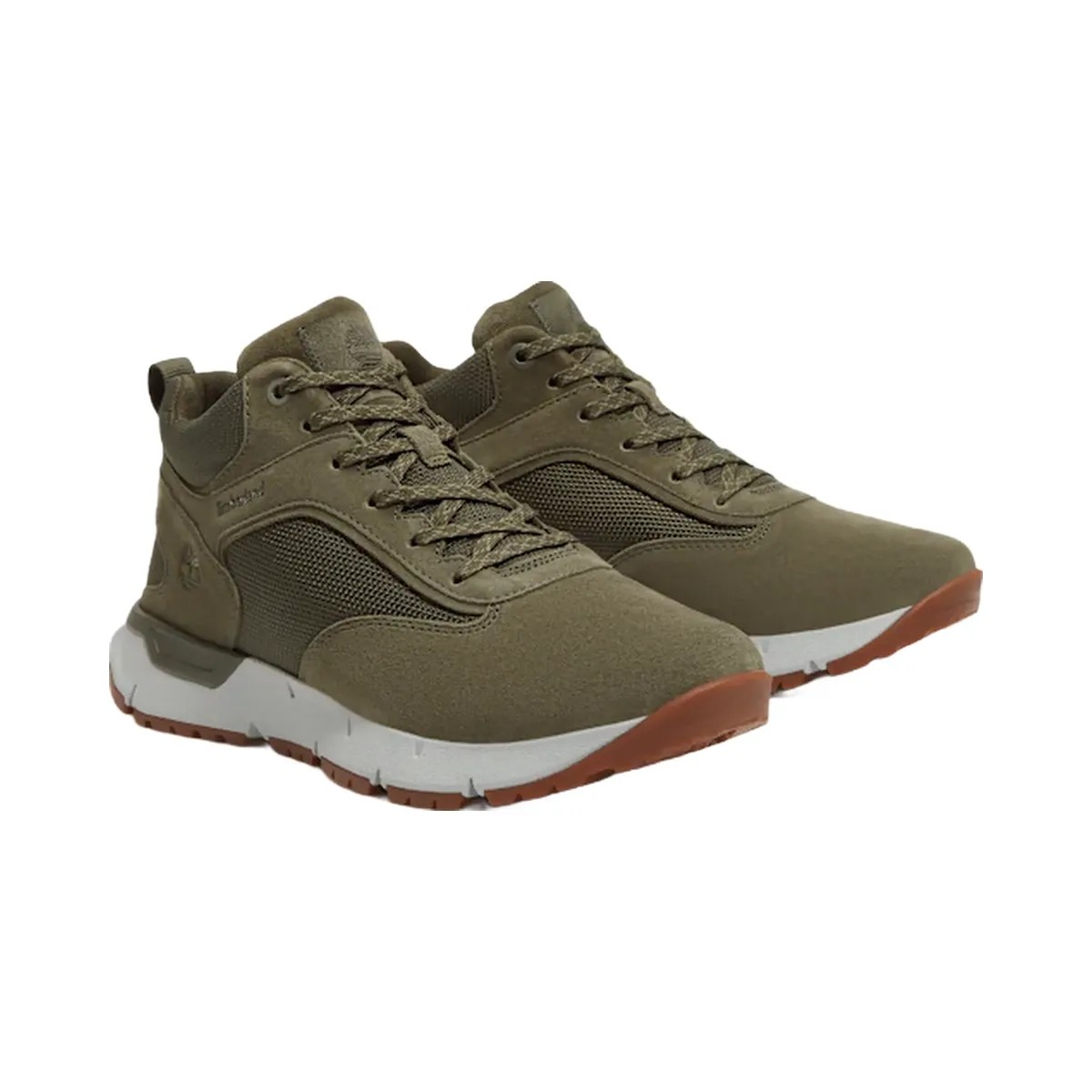 Timberland Voyager Park Mid Lace-Up Sneaker Dark Green Suede Men'S - HypeFly India View 1