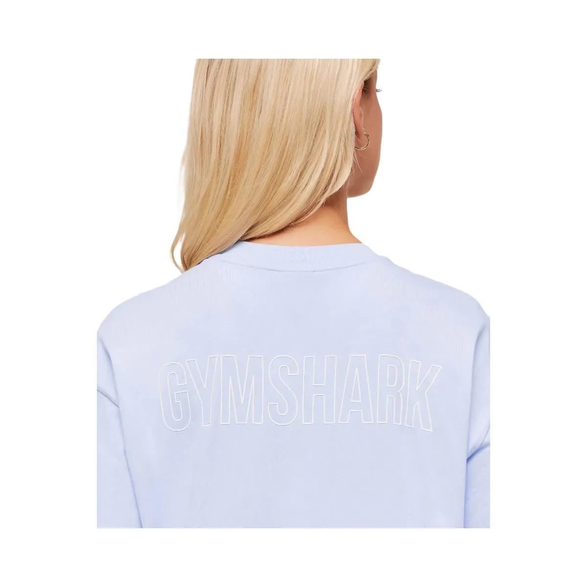 Gymshark Trace Graphic Oversized T-Shirt - Peri Blue - HypeFly India View 5