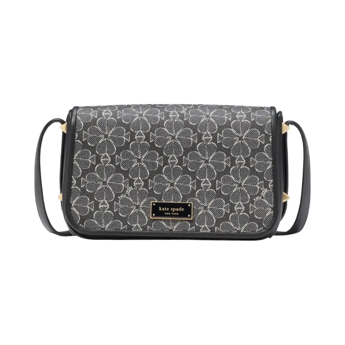 Kate Spade Liv Spade Flower Crossbody Bag Black Multi - HypeFly India View 1
