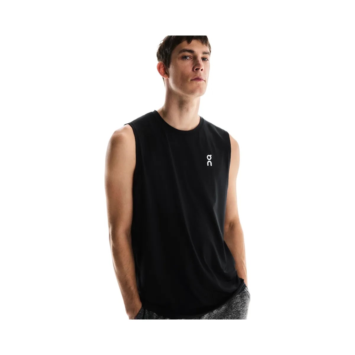On Court Tank All Black - HypeFly India View 2