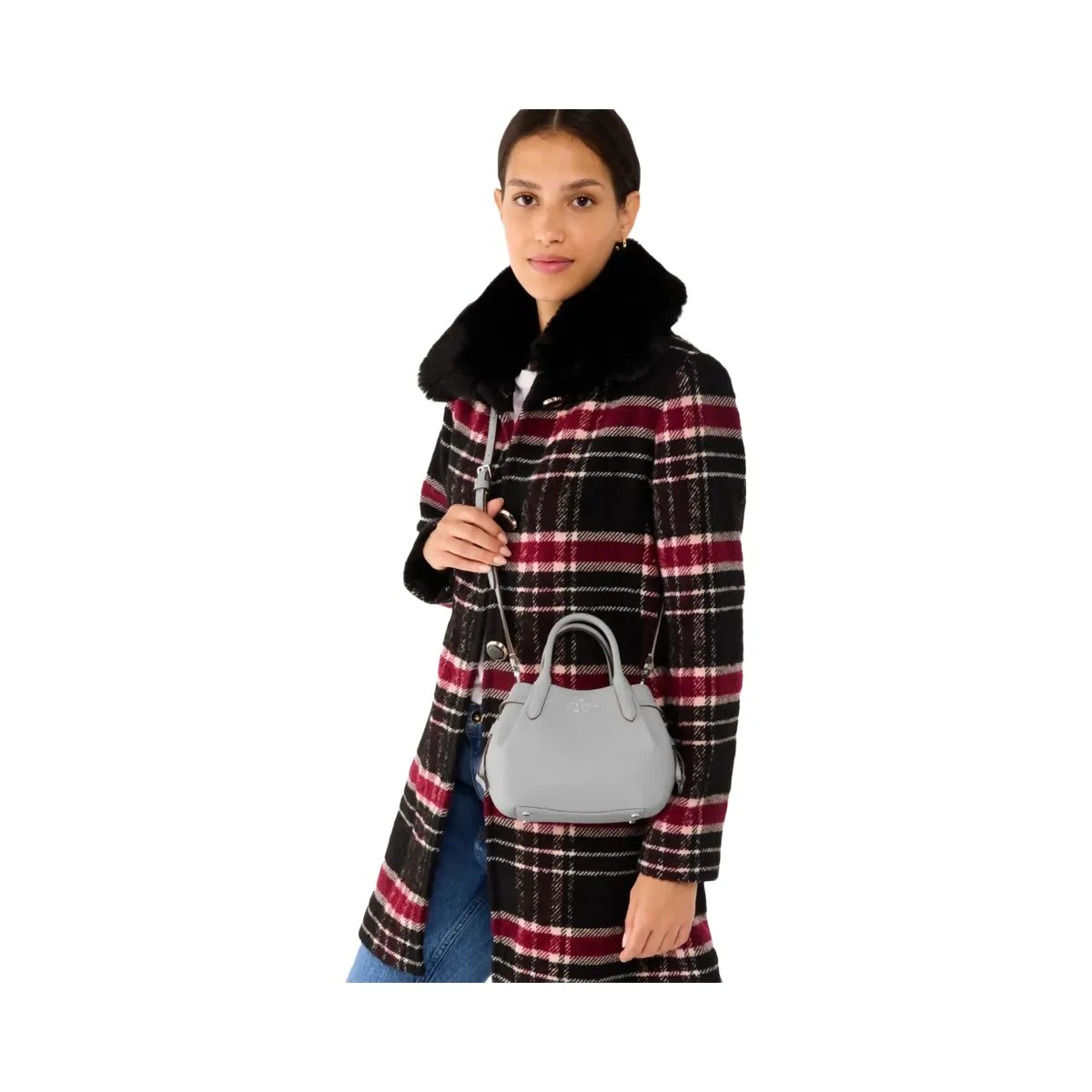 Kate Spade Dumpling Mini Satchel Mountain Grey - HypeFly India View 2