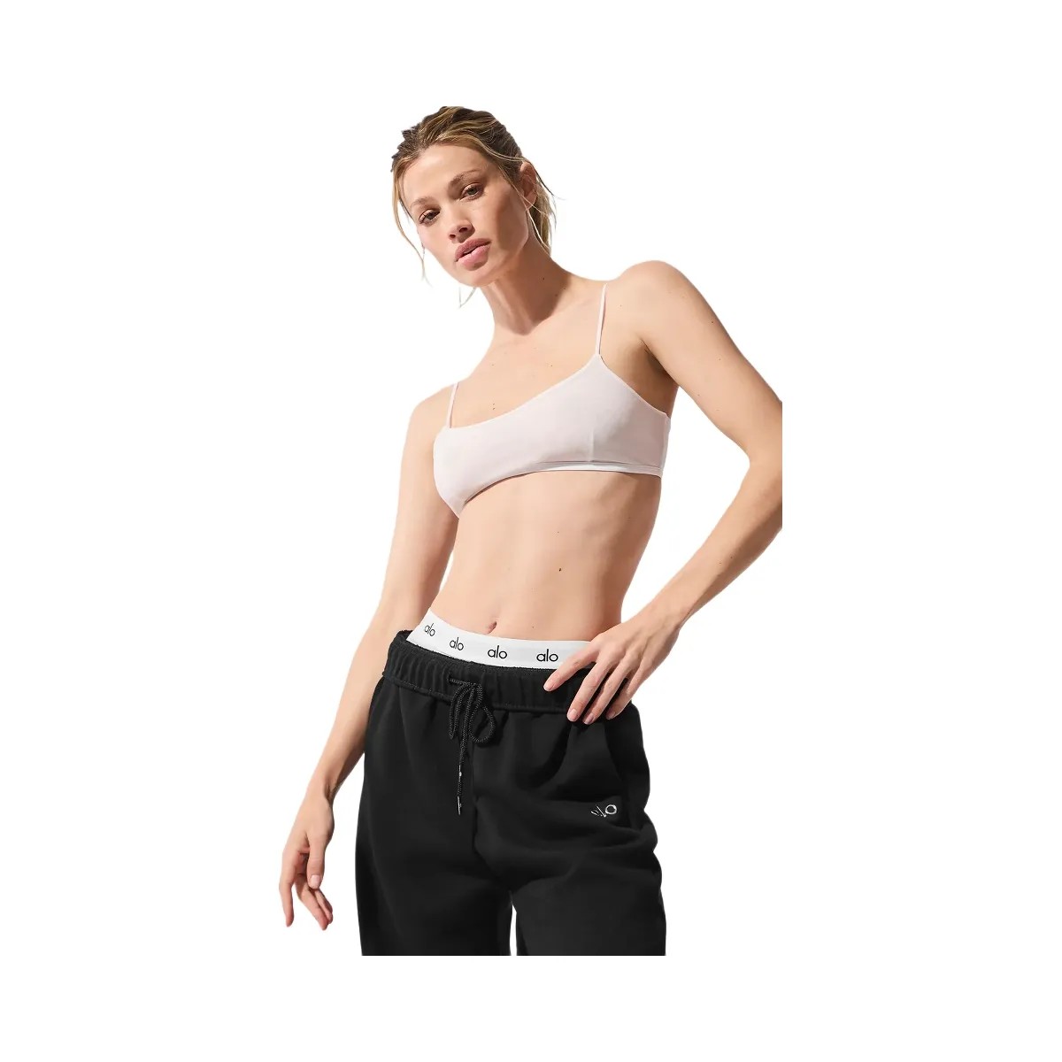 Alo Women's Airmesh Venus Bralette - White - HypeFly India View 1