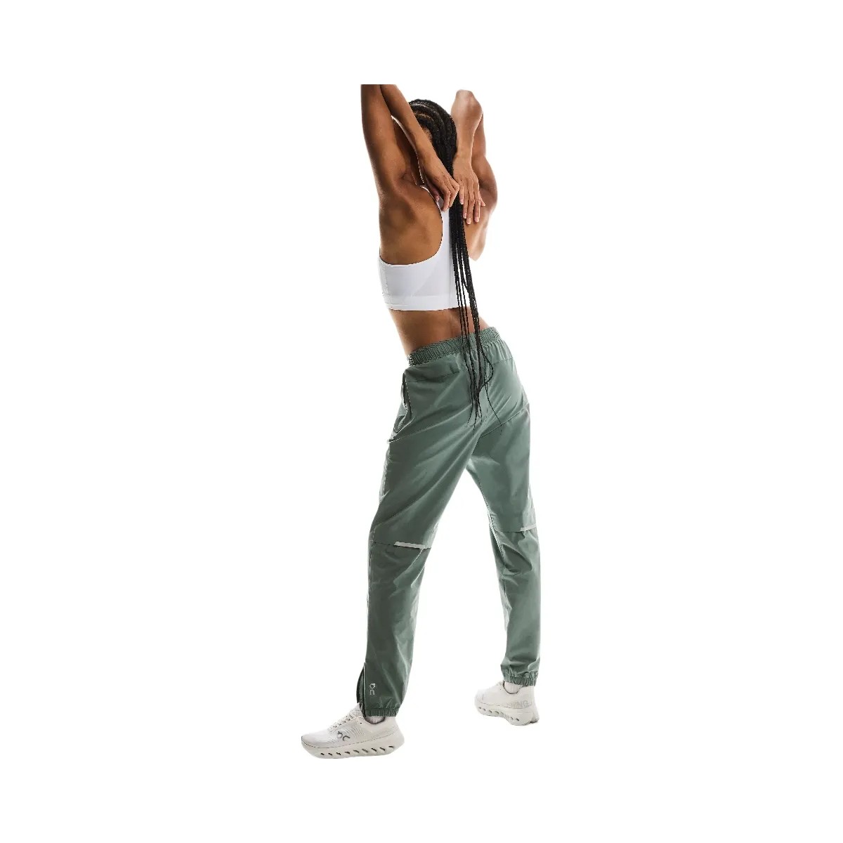 On Core Pants Olive - HypeFly India View 4