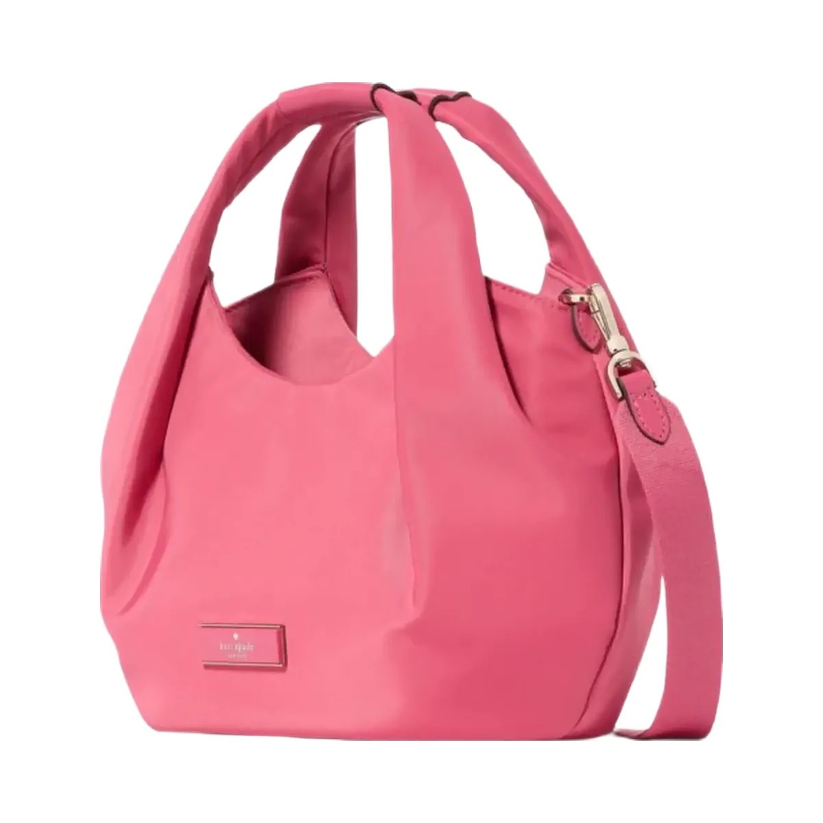 Kate Spade Carter Nylon Small Pleated Crossbody Rose Oil - HypeFly India View 4