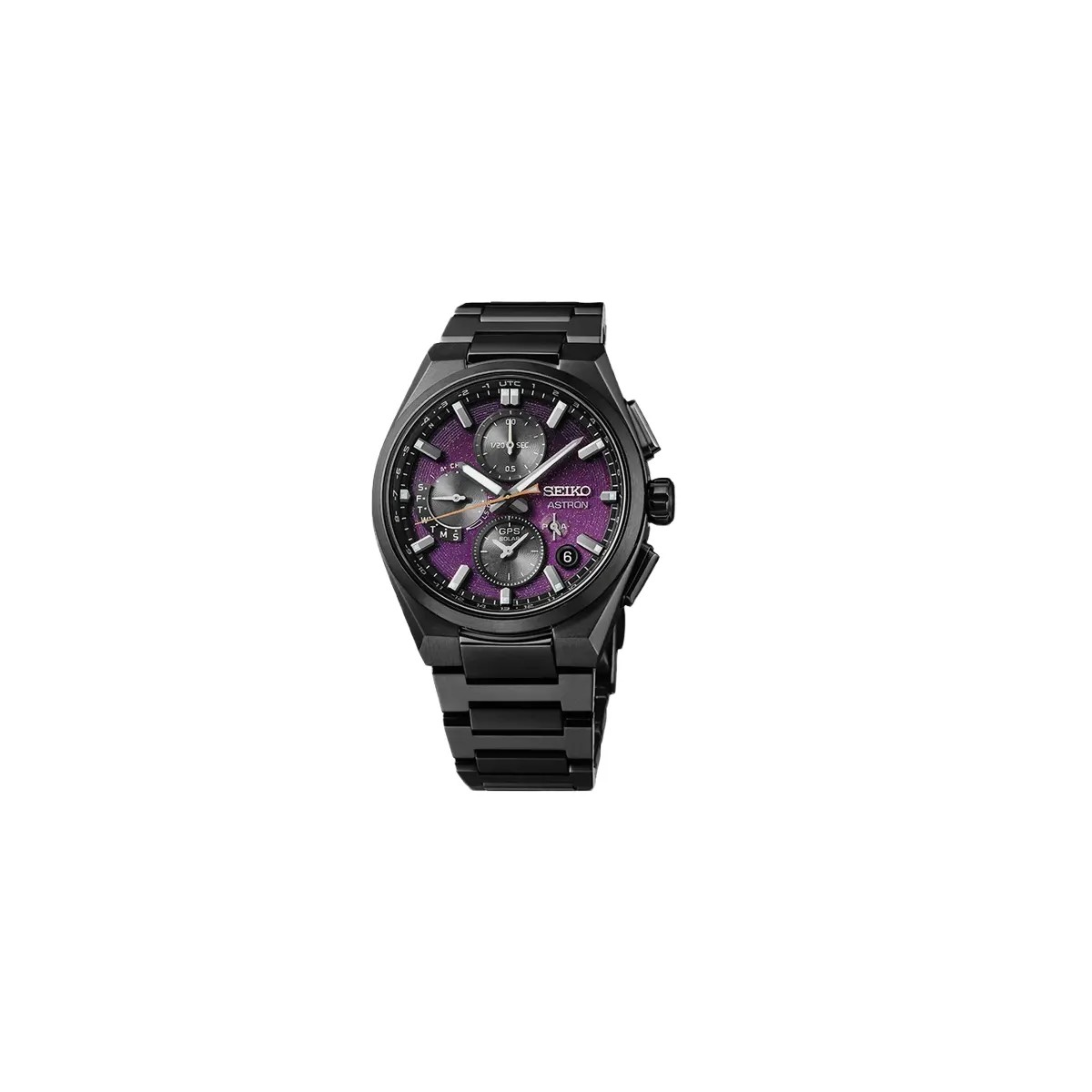 Seiko Astron GPS Solar 5X Dual Time Chronograph Yozakura Cherry Blossom by night Limited Edition - SSH171J1 Men's - HypeFly India View 2