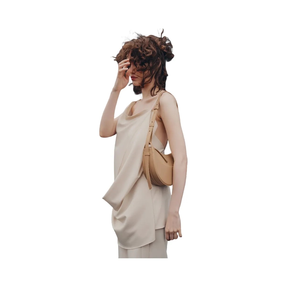Polene Numero Dix Smooth Beige - HypeFly India View 3