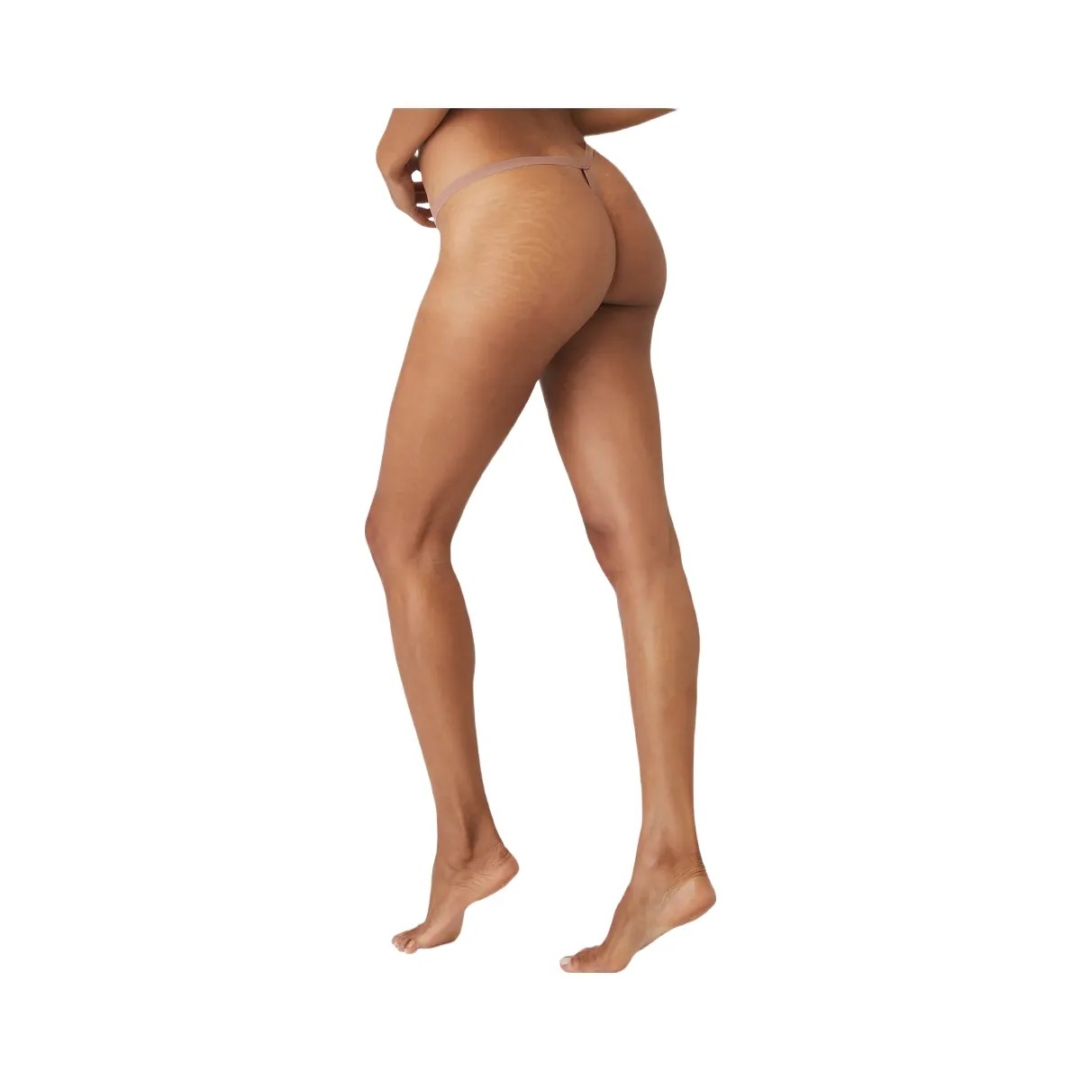 Alo Women's Airbrush Invisible String Thong - Smoky Quartz - HypeFly India View 2