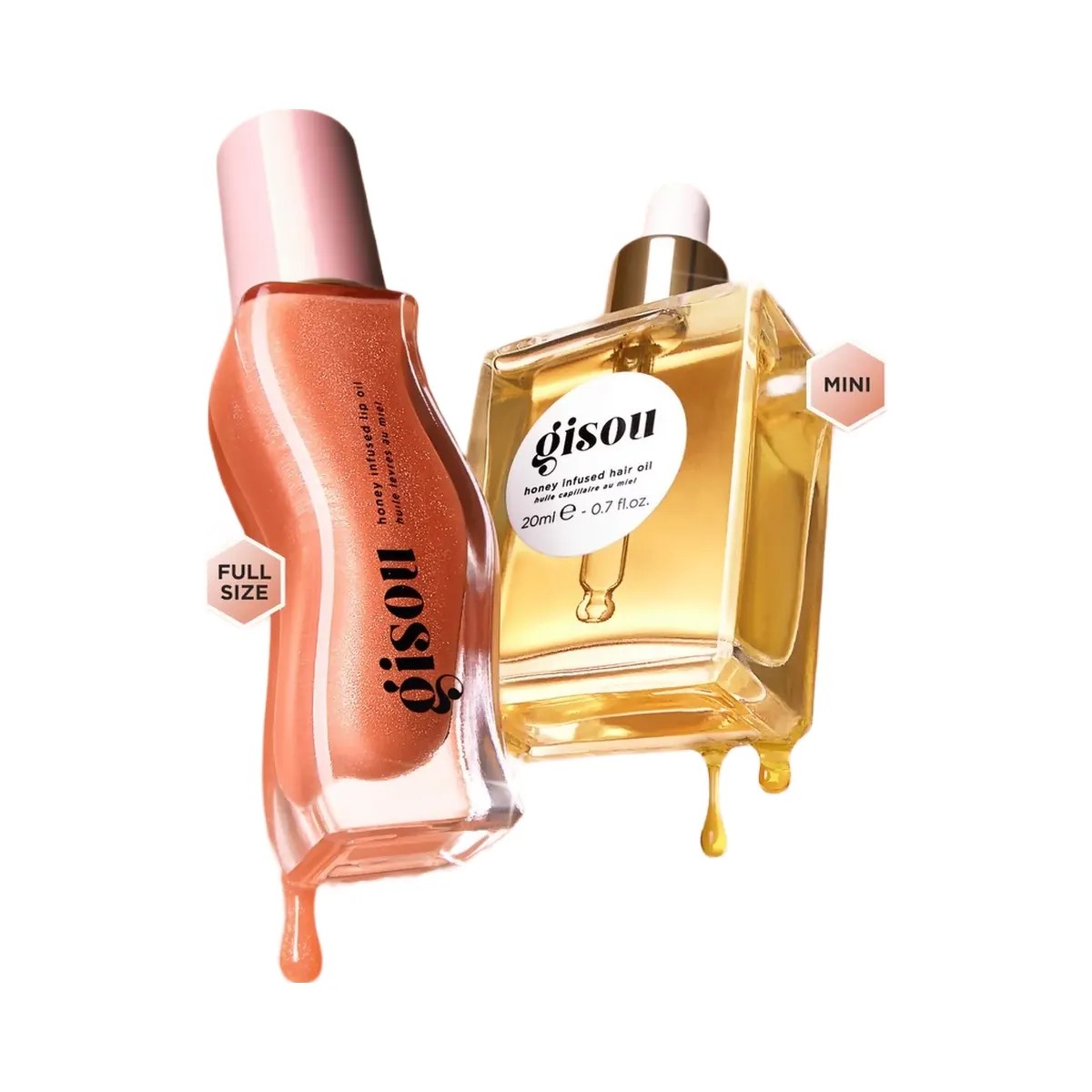 Gisou Glossy & Glazed Hair & Lip Oil Gift Set - HypeFly India View 1