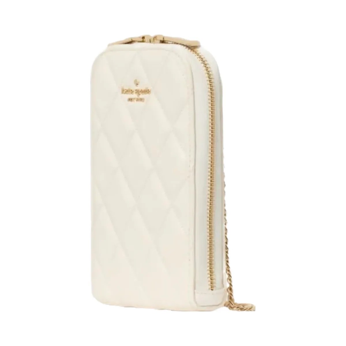 Kate Spade Carey Quilted North South Phone Crossbody Meringue - HypeFly India View 3