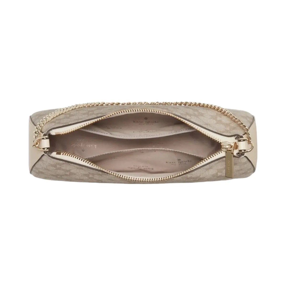 Kate Spade Signature Spade Flower Medium Convertible Crossbody Dark Beige Multi - HypeFly India View 4