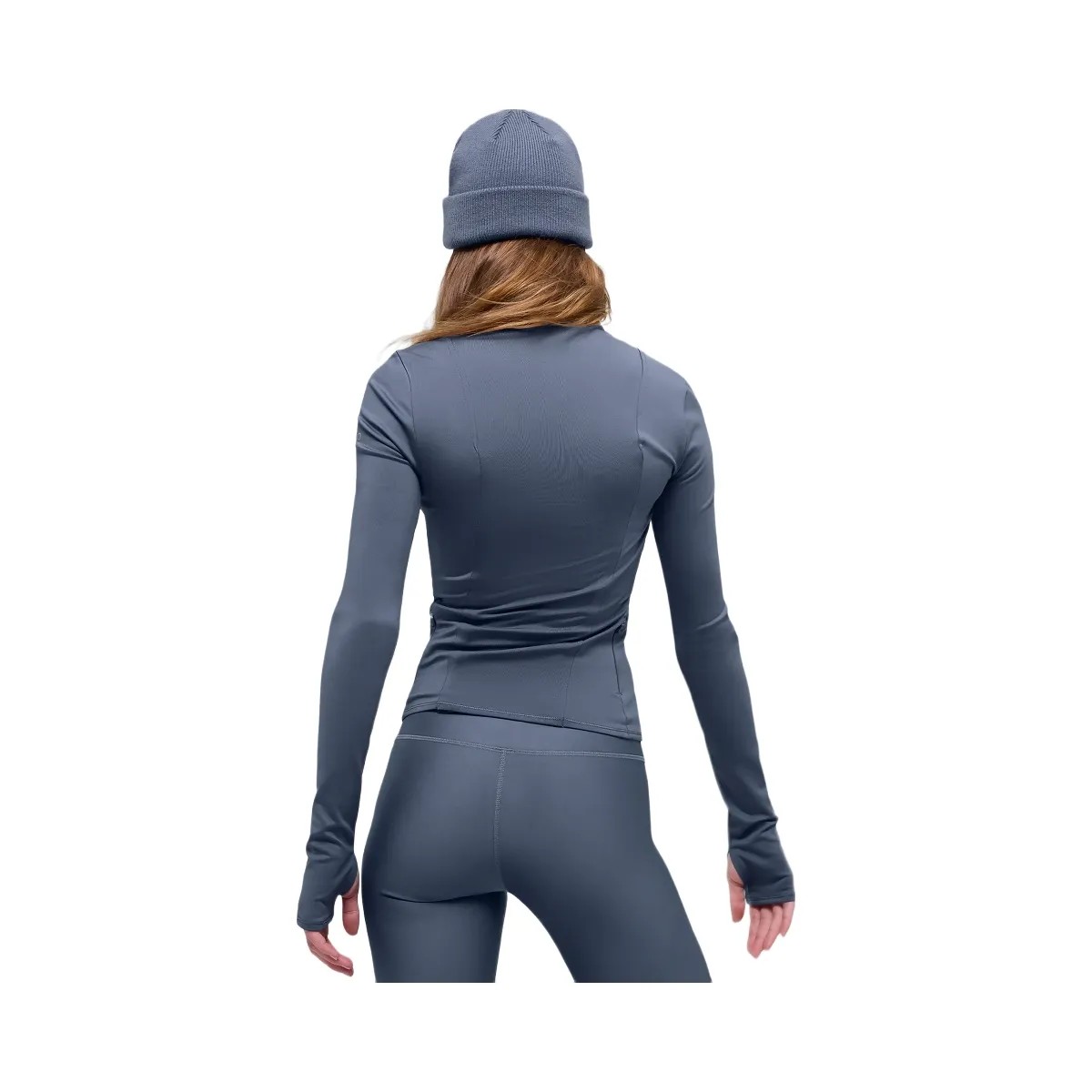 Alo Women's Airlift Winter Warm Radiant Full-Zip Jacket - Bluestone - HypeFly India View 3