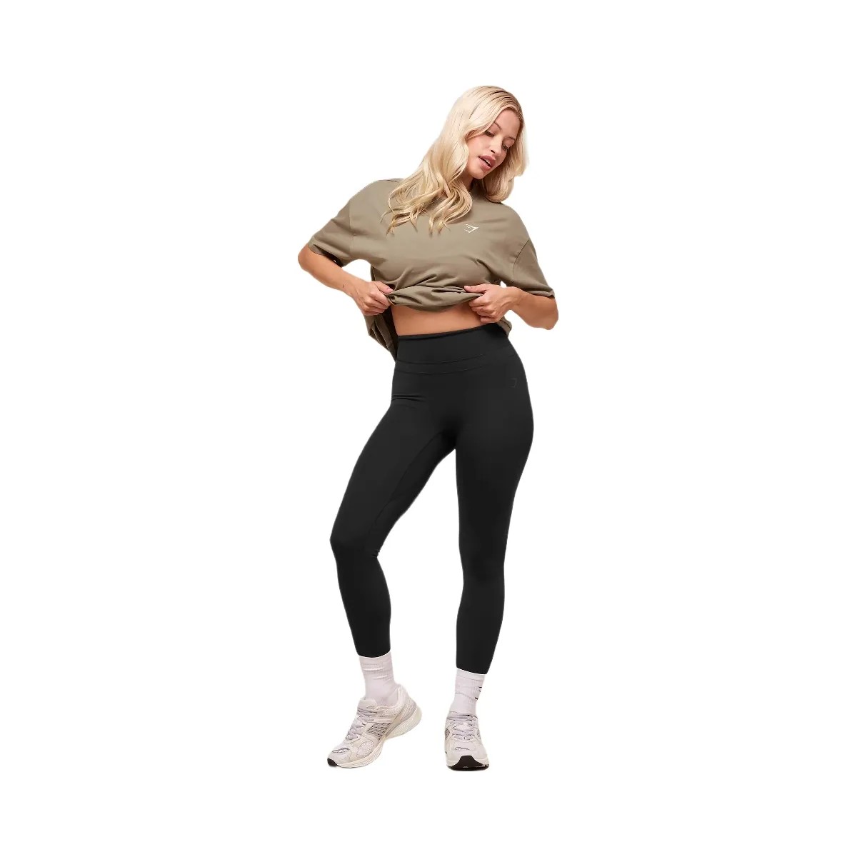 Gymshark Training Oversized T-Shirt - Lifestyle Brown - HypeFly India View 5