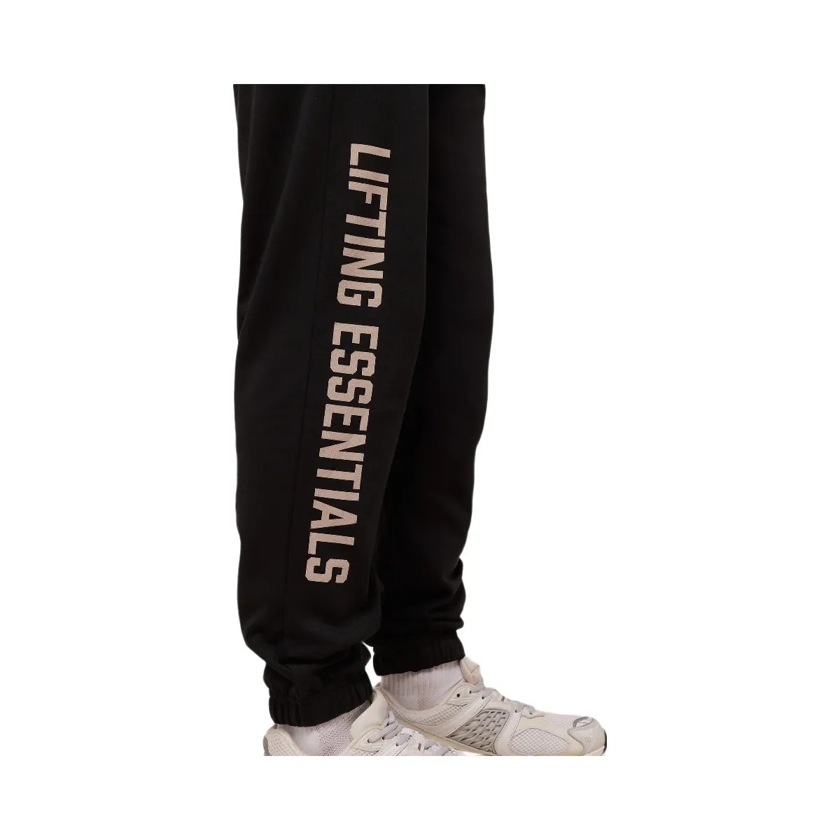 Gymshark Lifting Essentials Joggers - Black - HypeFly India View 5