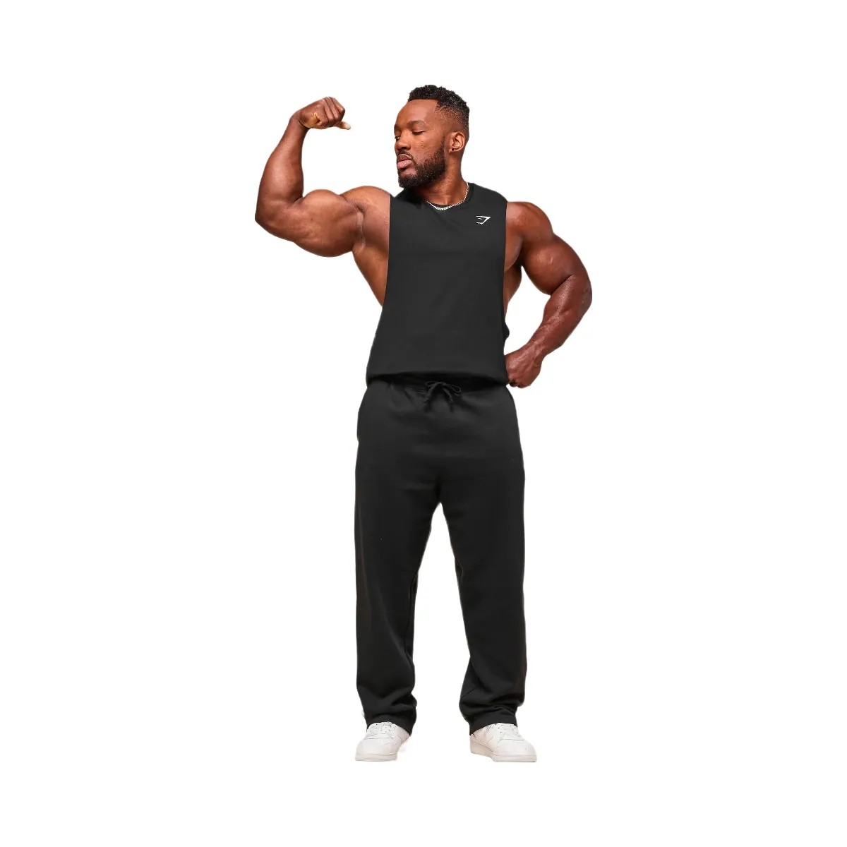 Gymshark Critical Drop Arm Tank - Black - HypeFly India View 6