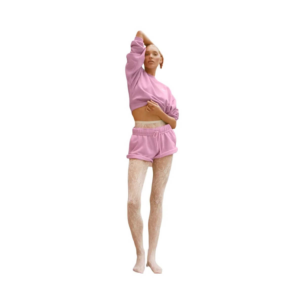 Alo Women's Accolade Short - Candy Heart Pink - HypeFly India View 6