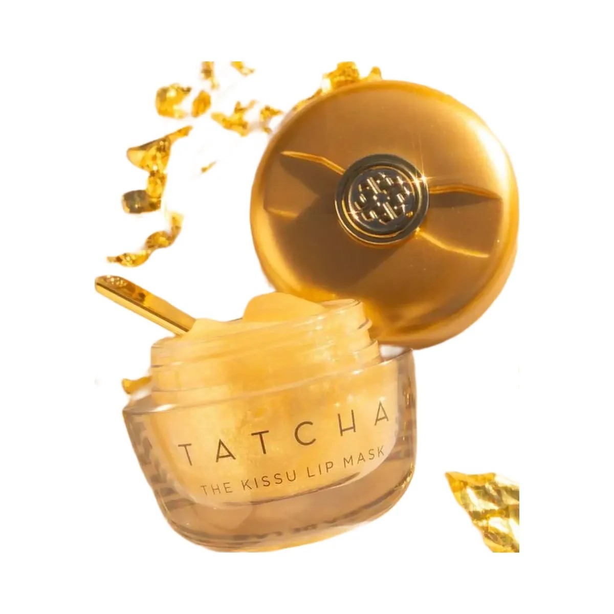 TATCHA The Kissu Hydrating & Plumping Lip Mask - Gold Leaf - HypeFly India View 5