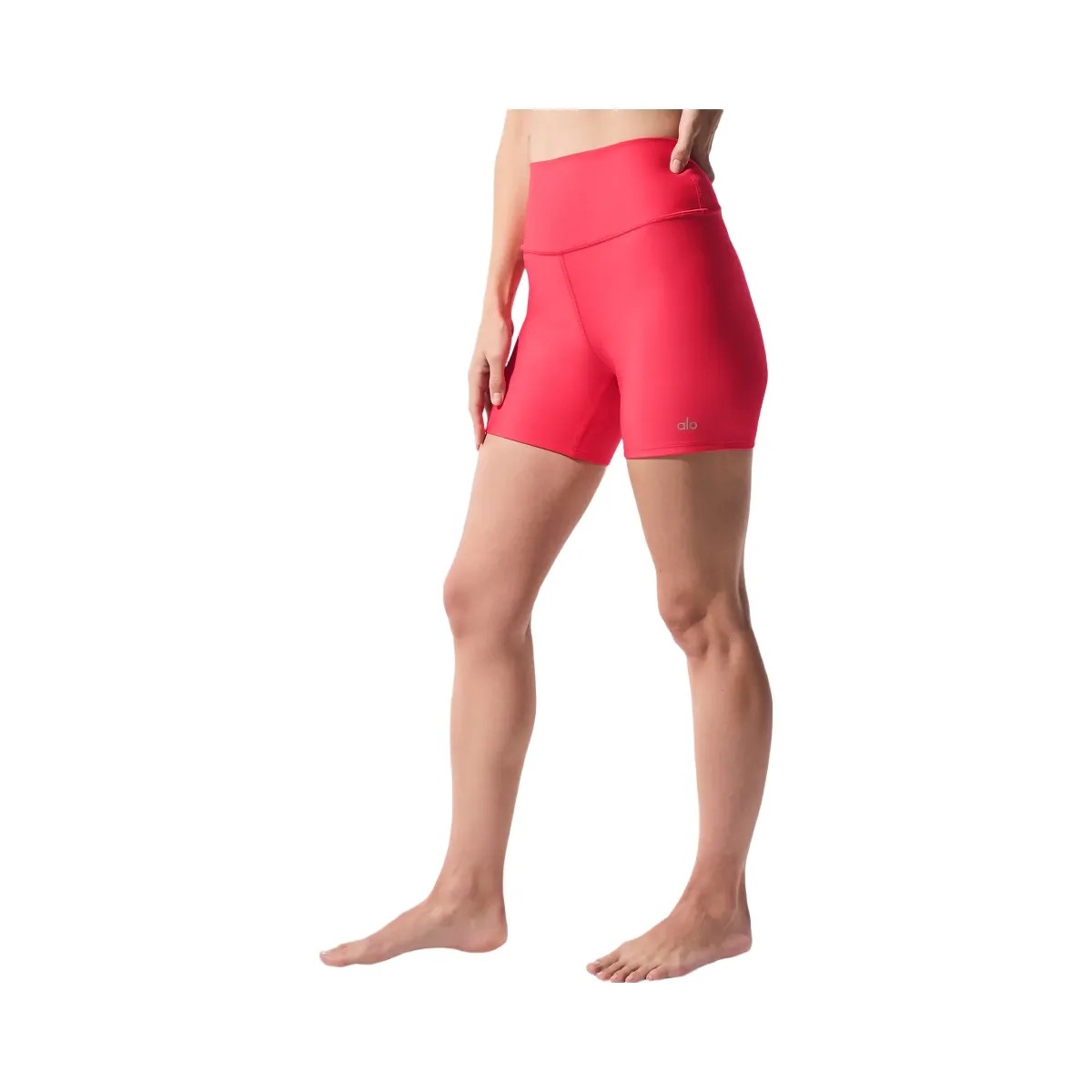 Alo Women's 5" Airlift Energy Short - Candy Red - HypeFly India View 2