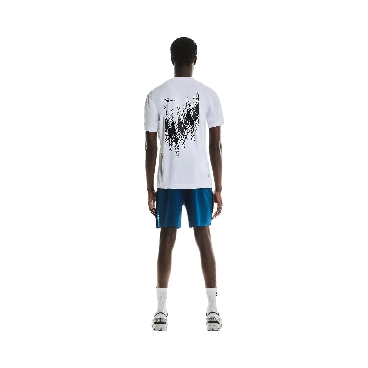 On Train-T Graphic White - HypeFly India View 2